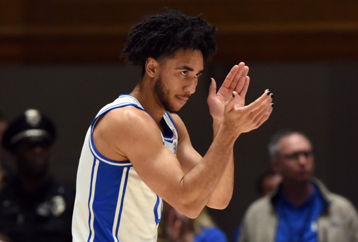 Duke star Jared McCain explained why he paints his nails in his latest TikTok during March Madness