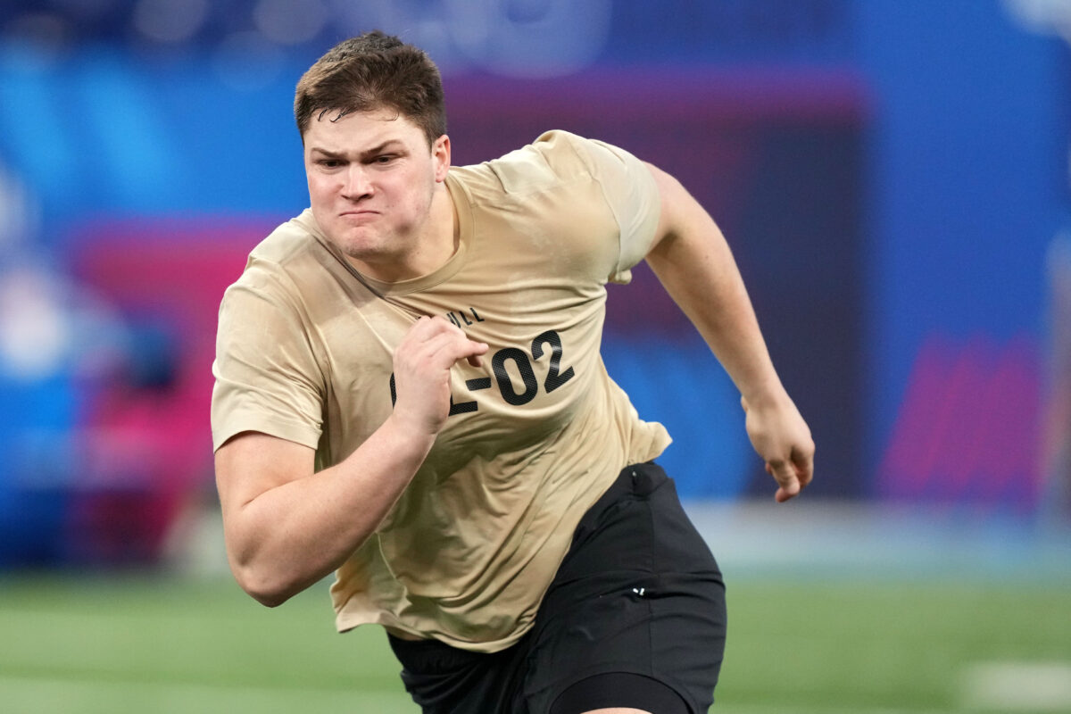 Possible Titans 1st-round pick Joe Alt shines in combine workouts