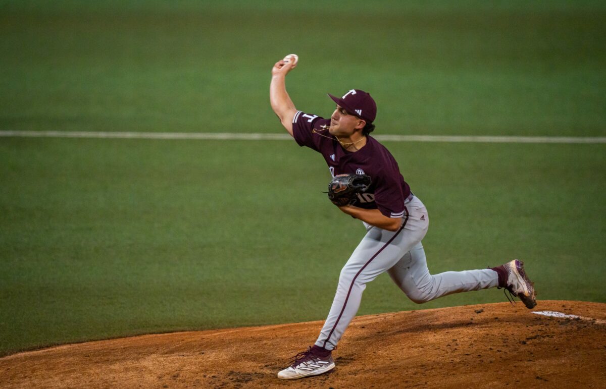 No. 6 Texas A&M starting pitchers announced for home series against Rhode Island