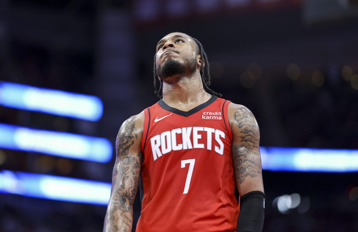 Rockets rookie Cam Whitmore to miss weeks with LCL sprain in right knee