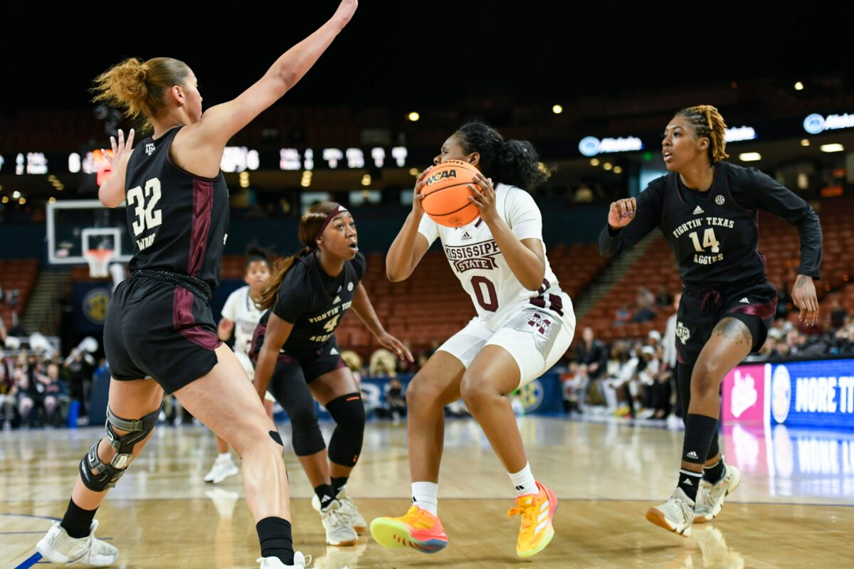 Texas A&M’s women’s basketball team defeats Mississippi State in the SEC Tournament