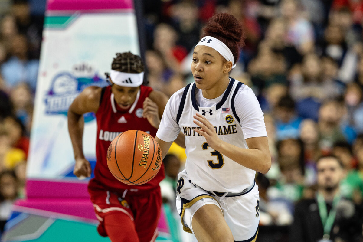 Notre Dame survives late Louisville surge to win ACC Tournament opener