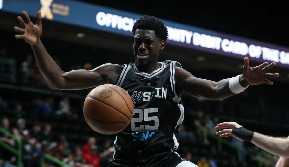 Sidy Cissoko shares appreciation for Spurs support at G League game