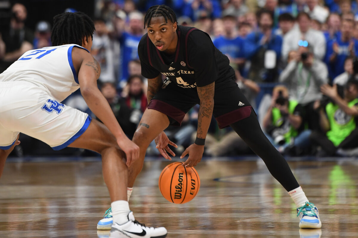 Texas A&M guard Wade Taylor IV named to the SEC All-Tournament team
