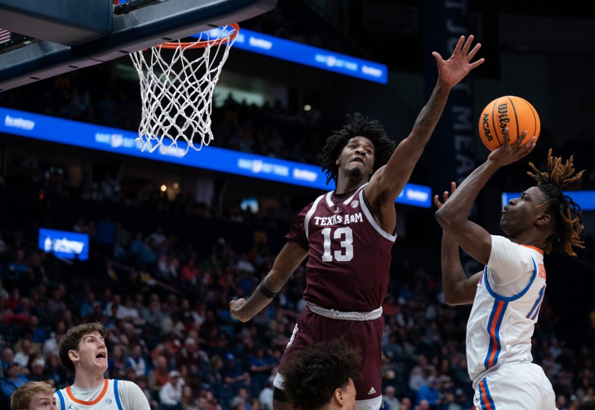 Texas A&M men’s basketball team blows 18-point lead vs. Florida in semifinals of SEC Tournament