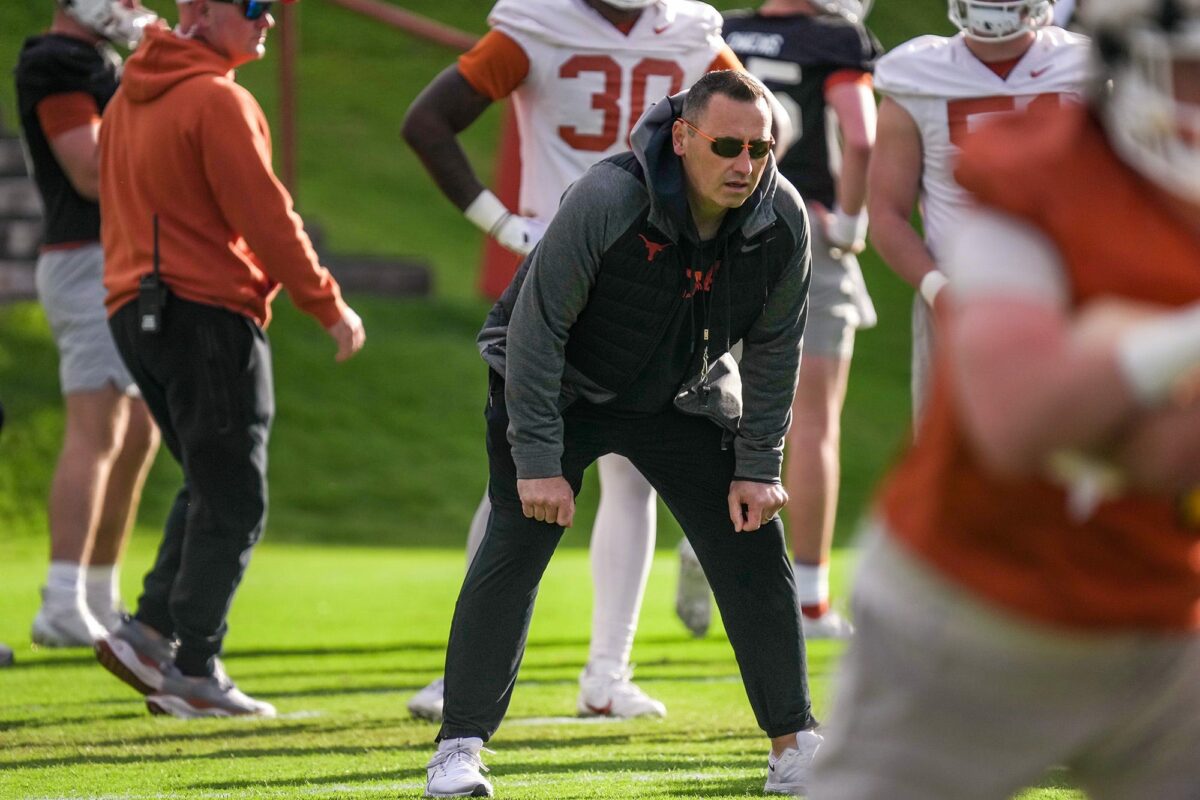 WATCH: Steve Sarkisian praises Texas WR Johntay Cook after practice