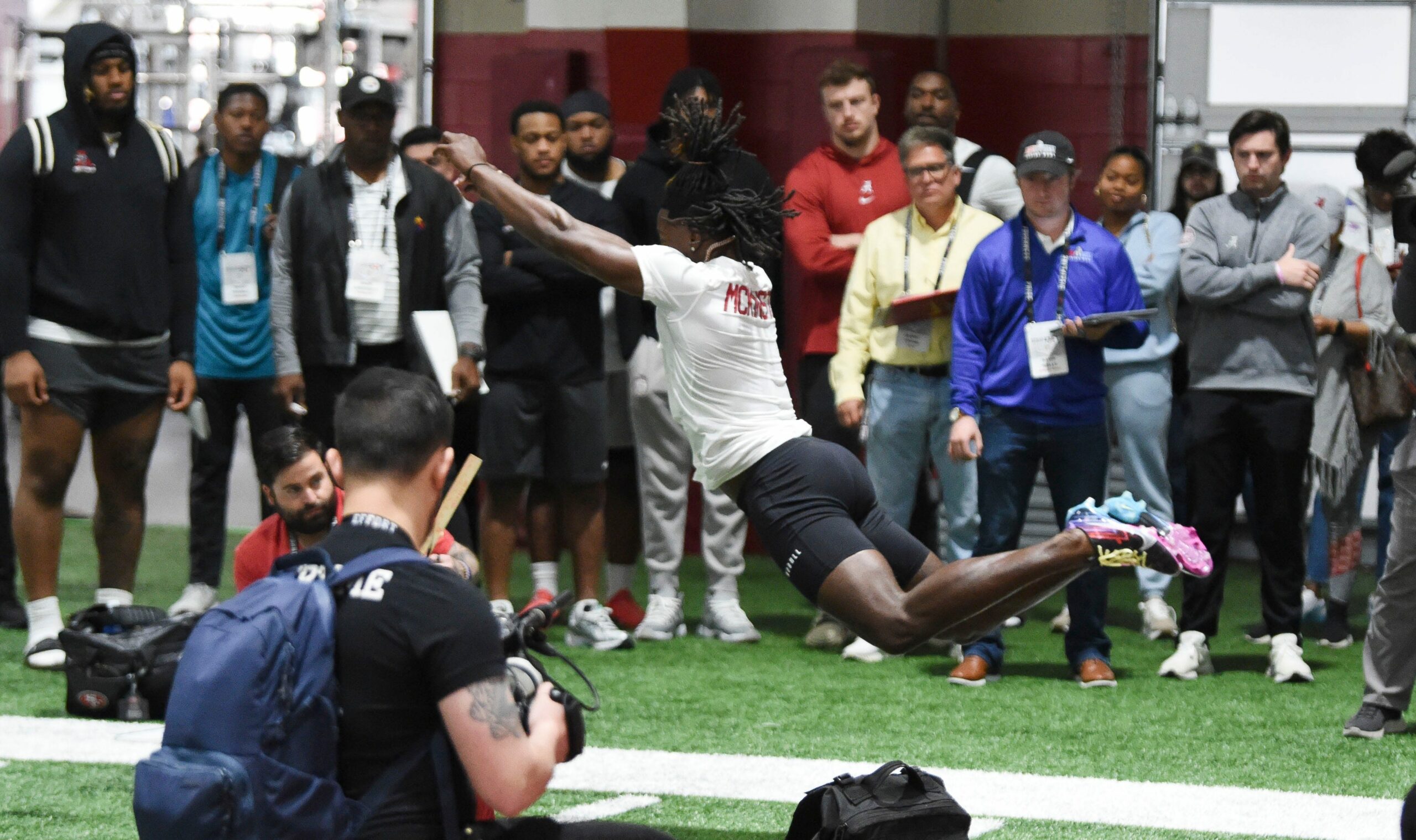 Prospect often linked to Lions performs well at Pro Day in front of Brad Holmes