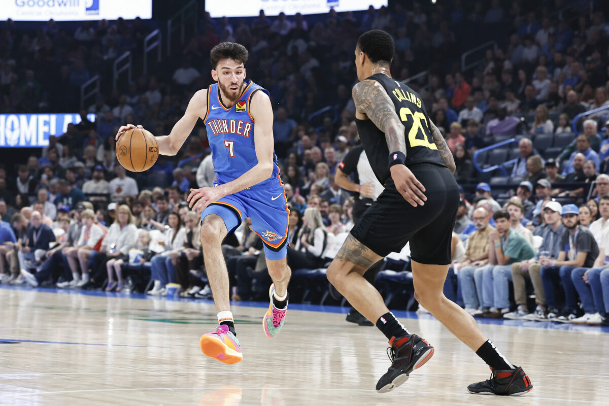 Thunder rookie Chet Holmgren registers rare double-double stat line in win