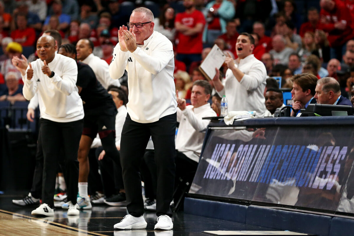 Men’s basketball coach Buzz Williams explains how Texas A&M dominated Nebraska in NCAA Tournament