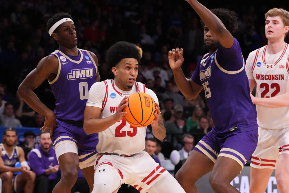 Wisconsin PG Chucky Hepburn: James Madison ‘shocked us to start the game’