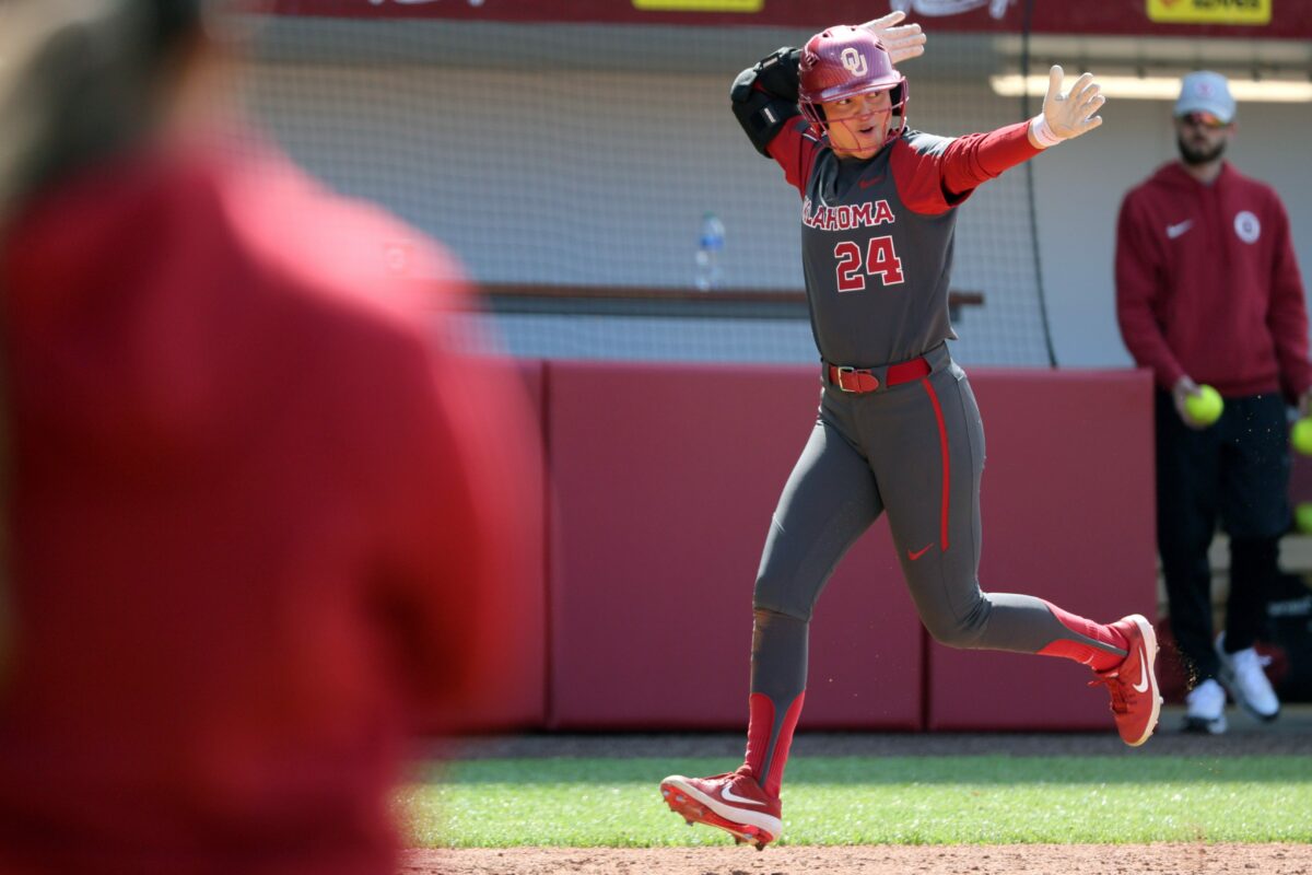 Best Photos from Oklahoma’s doubleheader sweep of the Baylor Bears