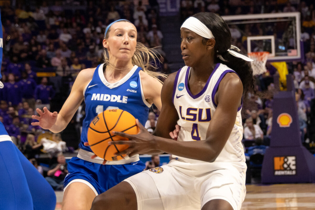 Instant Analysis: LSU women’s basketball pulls away in second half to beat Middle Tennessee, advance to Sweet 16