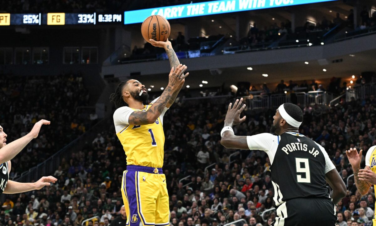 D’Angelo Russell gave credit to Darvin Ham after Lakers beat Bucks