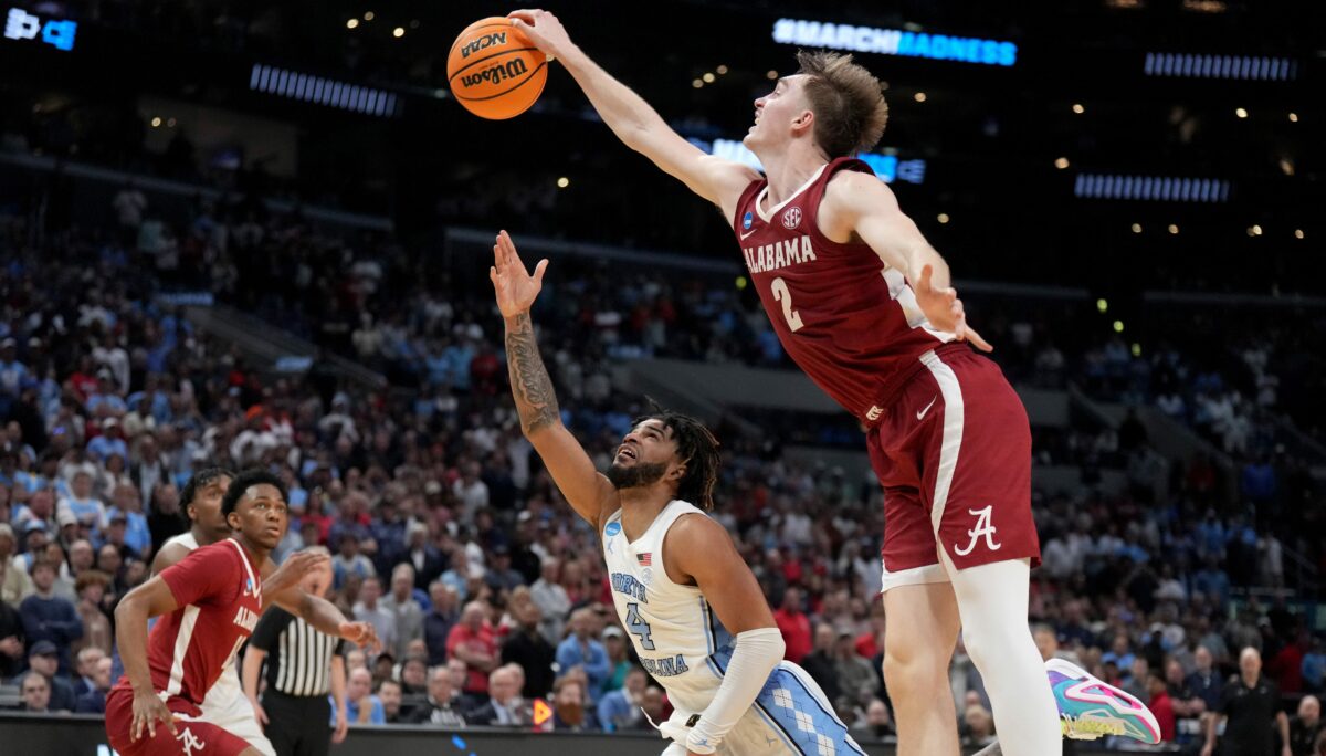 Photos tell the story of Alabama’s upset win over North Carolina in the Sweet 16
