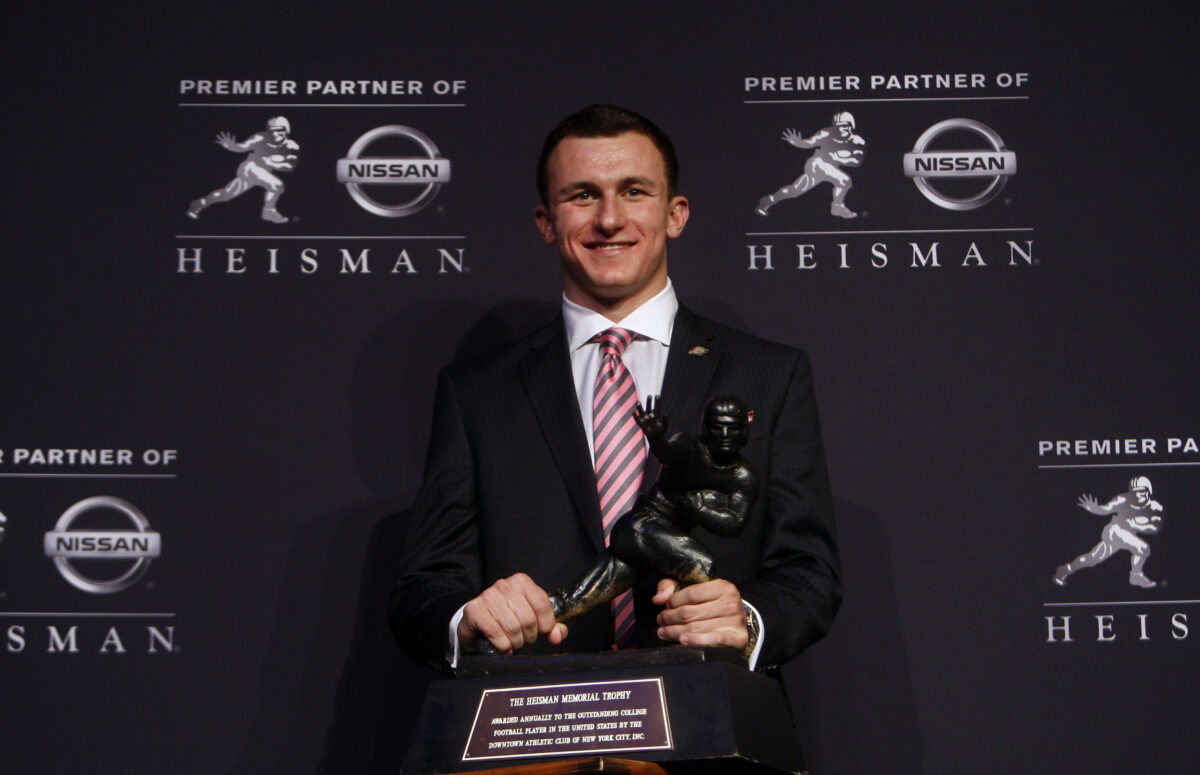 ‘Reggie IS the Heisman trophy’: Johnny Manziel removes himself from ceremony in support of Bush