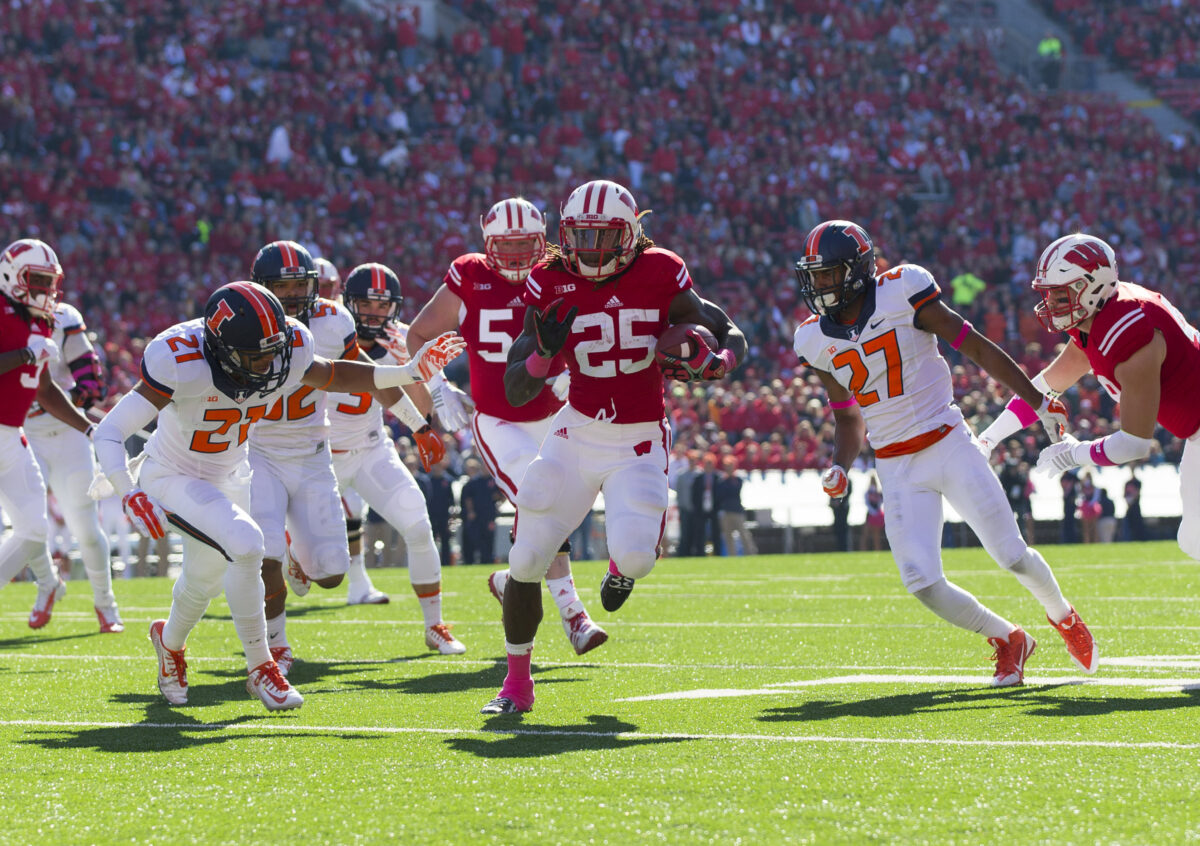 Braelon Allen gives his all-time Wisconsin running back Mount Rushmore