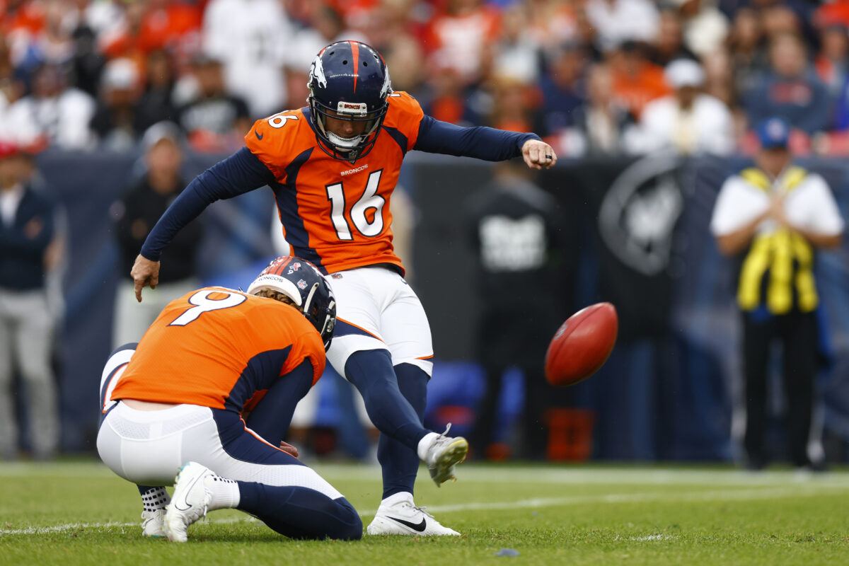 Broncos kicker Wil Lutz backs out of 3-year deal with Jaguars