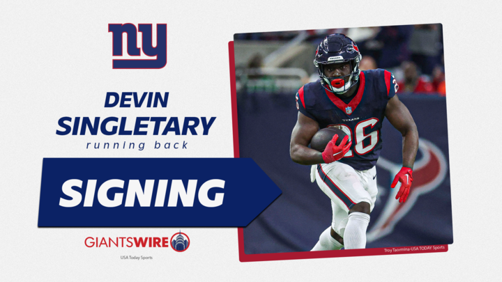 Devin Singletary joins former Bills by signing with Giants