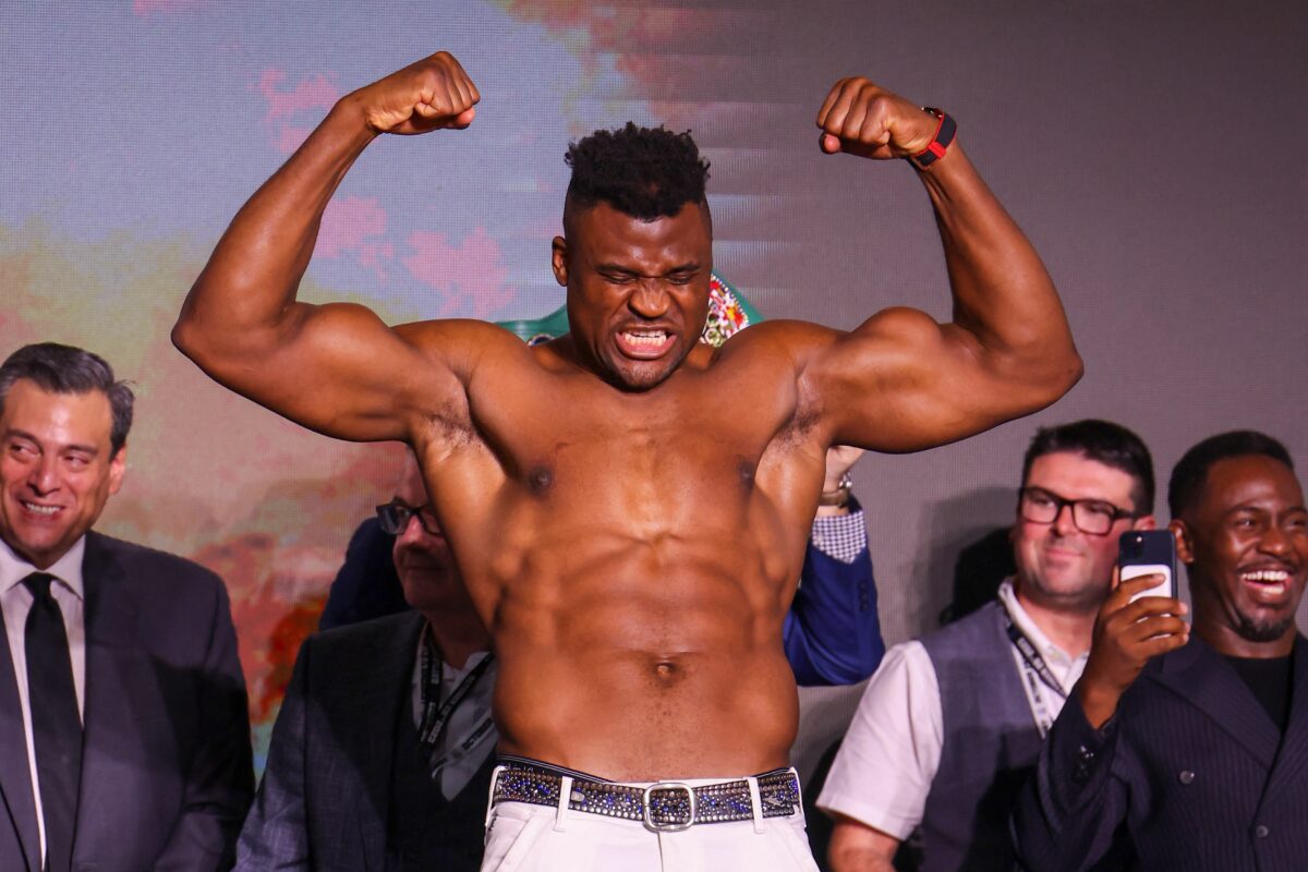 Video: Anthony Joshua vs. Francis Ngannou weigh-in live stream (11 a.m. ET)