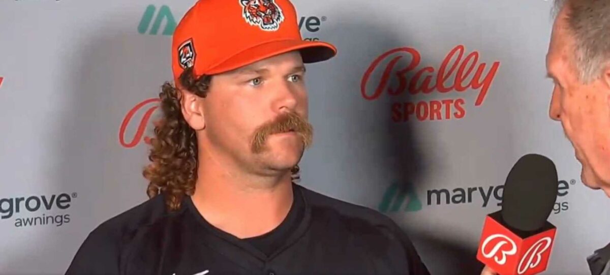 The Tigers’ Andrew Chafin had the most hilarious response to a long interview question