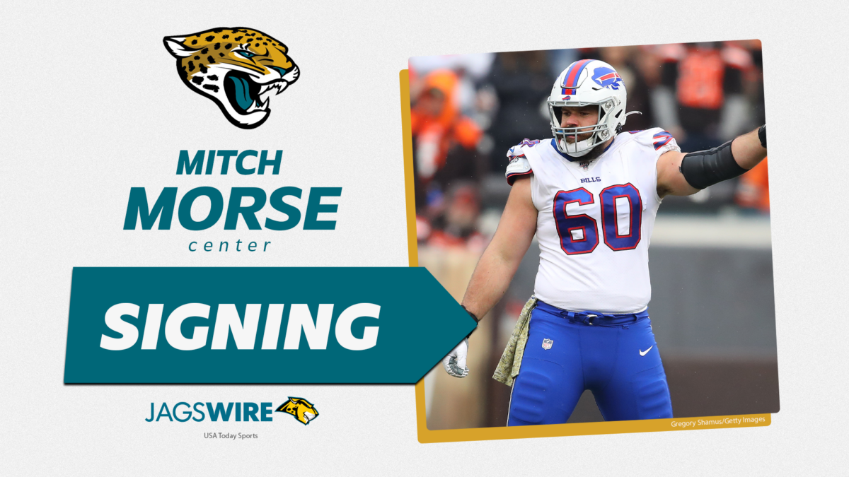 Jaguars signing C Mitch Morse to 2-year, $10.5 million contract