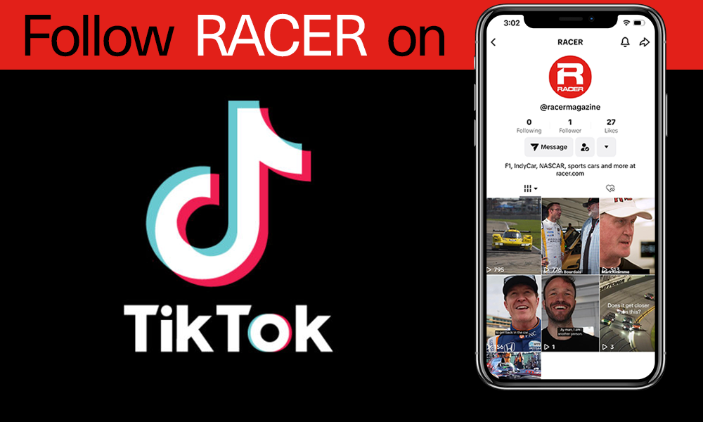 RACER is now on TikTok