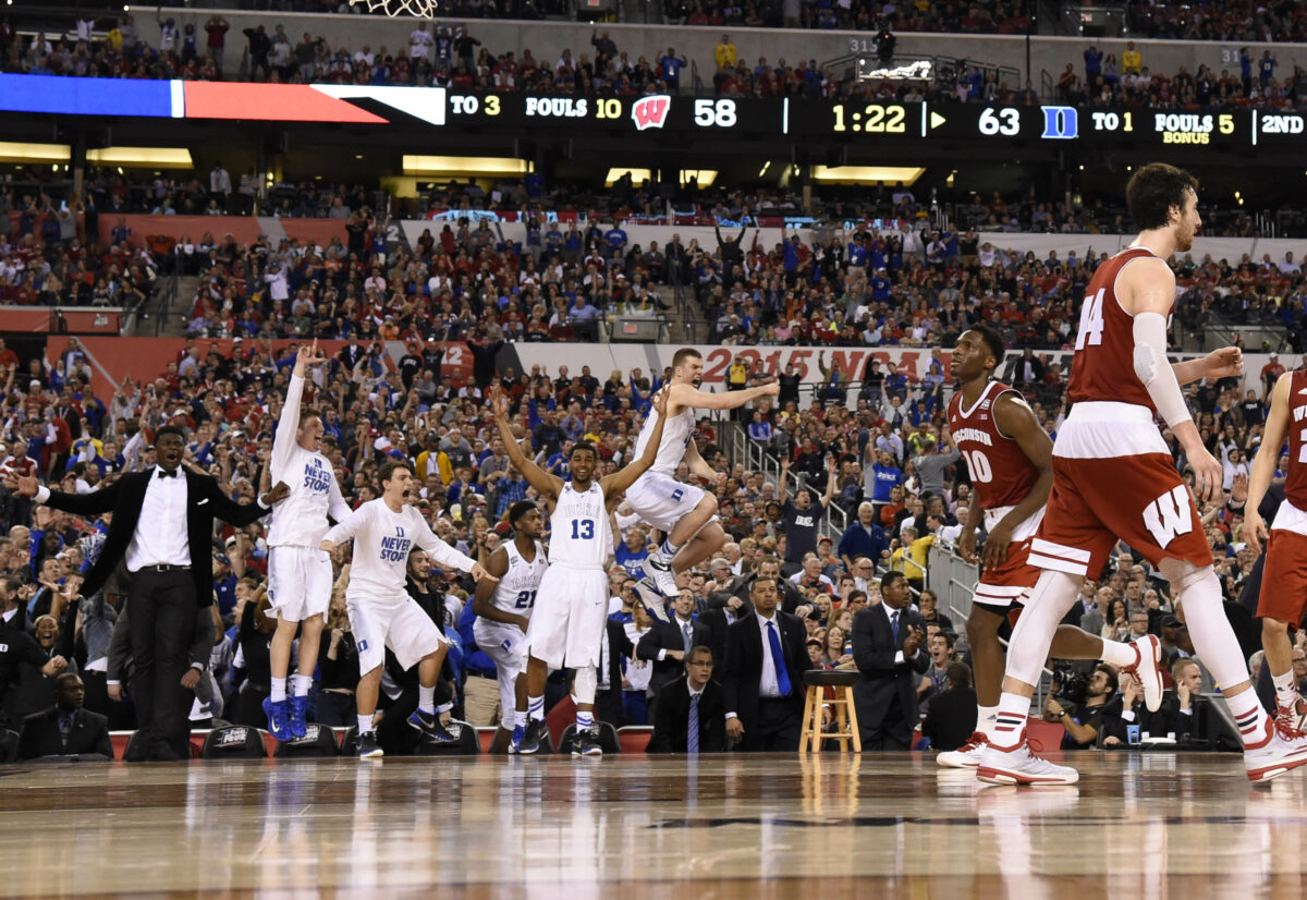 Wisconsin basketball social media reacts to viral post about refs in 2015 national championship