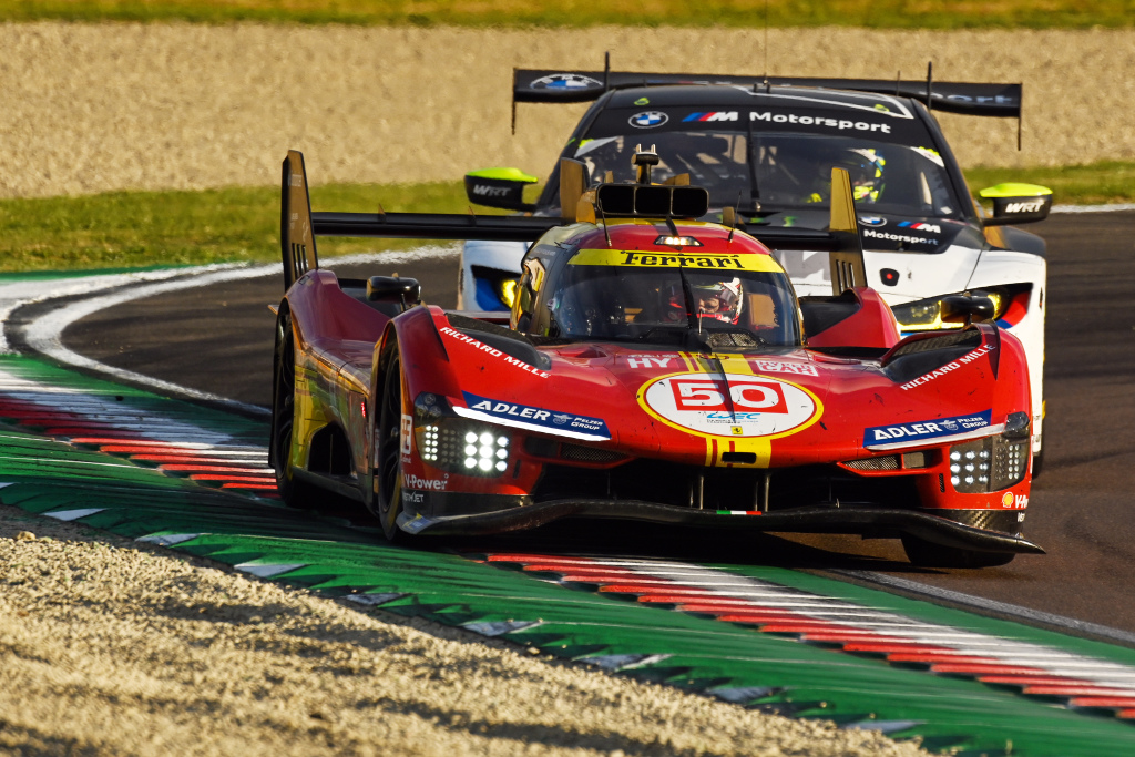 Fuoco leads Ferrari sweep of Imola WEC practice