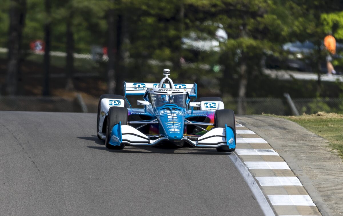 Newgarden resets by topping opening IndyCar practice at Barber