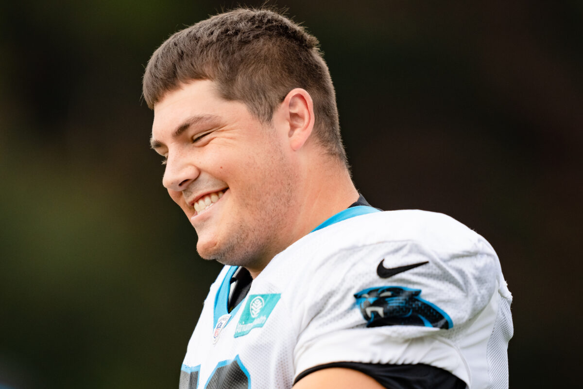 Panthers’ Austin Corbett asked about move to center: ‘It was inevitable’