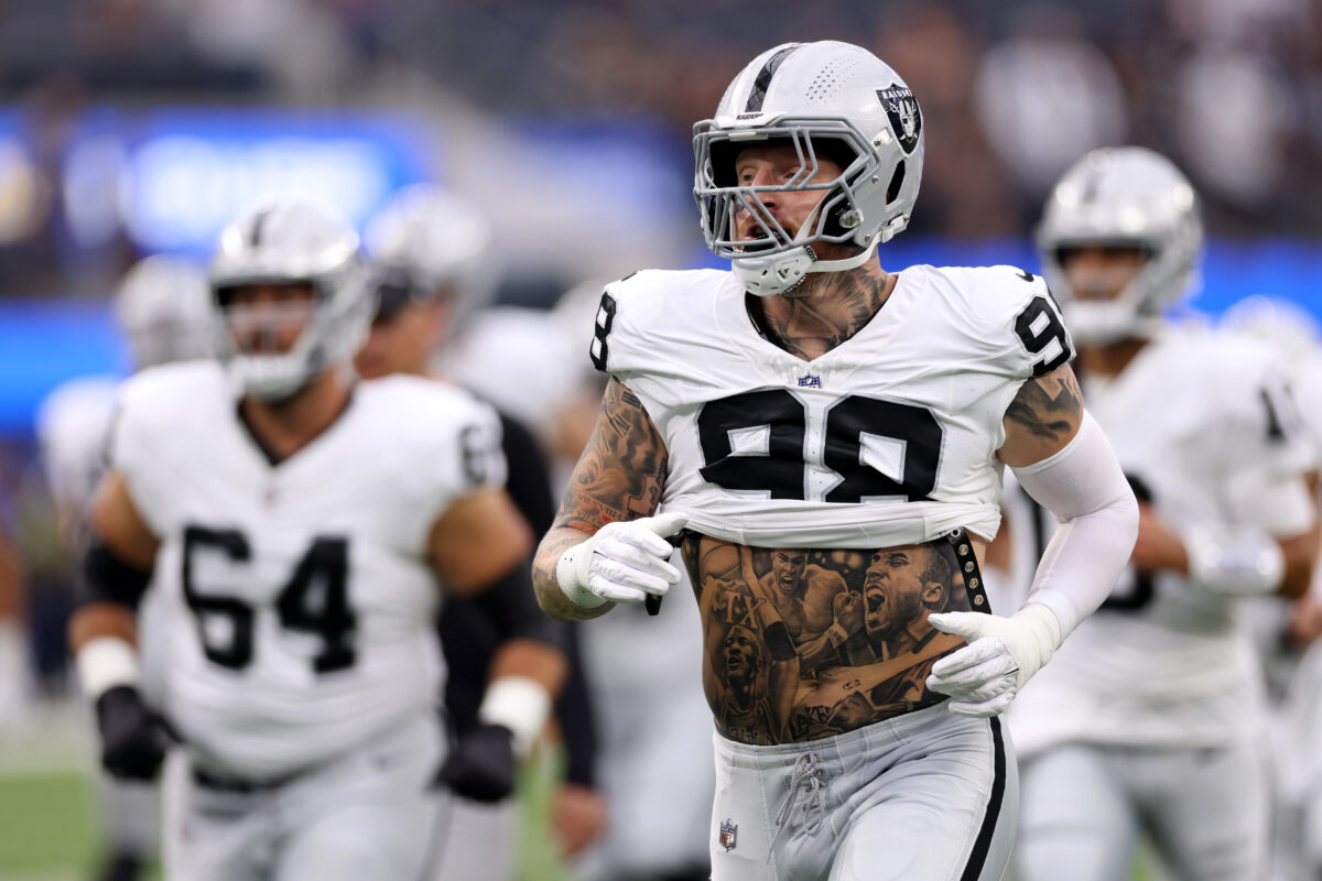 Raiders DE Maxx Crosby fully recovered from knee injury ‘I’m not like everybody else’