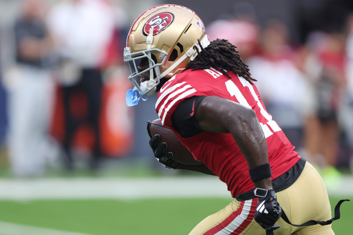 How much could Brandon Aiyuk be seeking in a new contract with the 49ers?