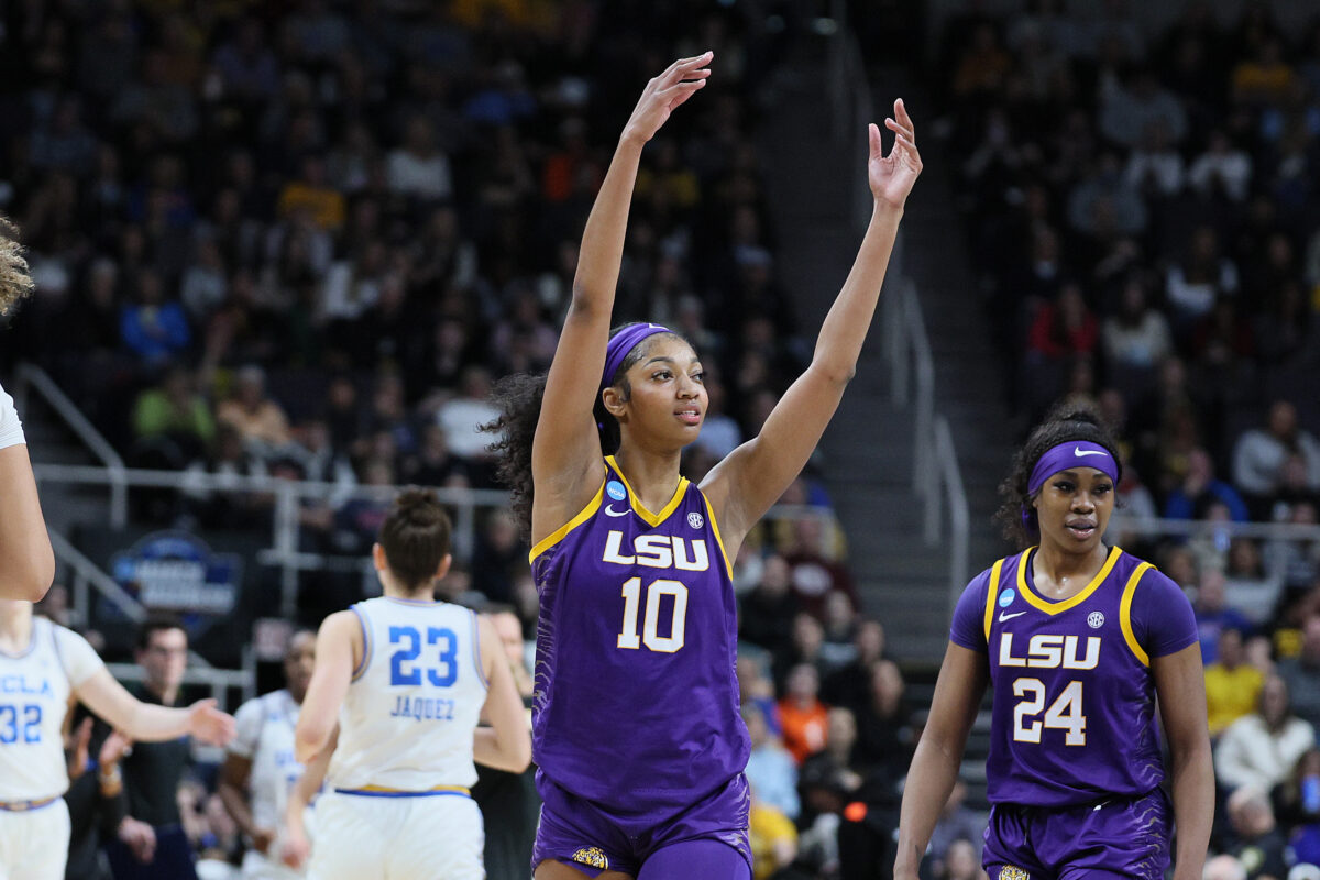 LSU’s Angel Reese takes a shot at officiating during women’s national championship