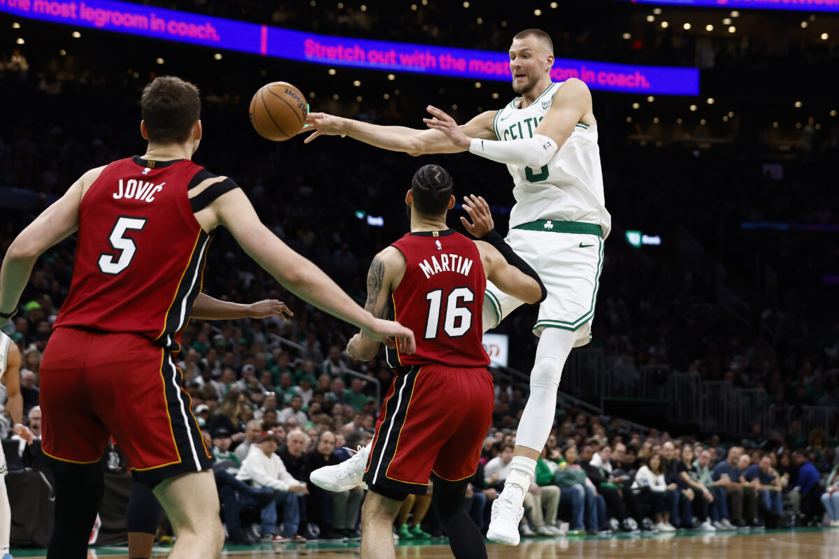 Kristaps Porzingis: Miami Heat gave Boston Celtics analysis paralysis in Game 2