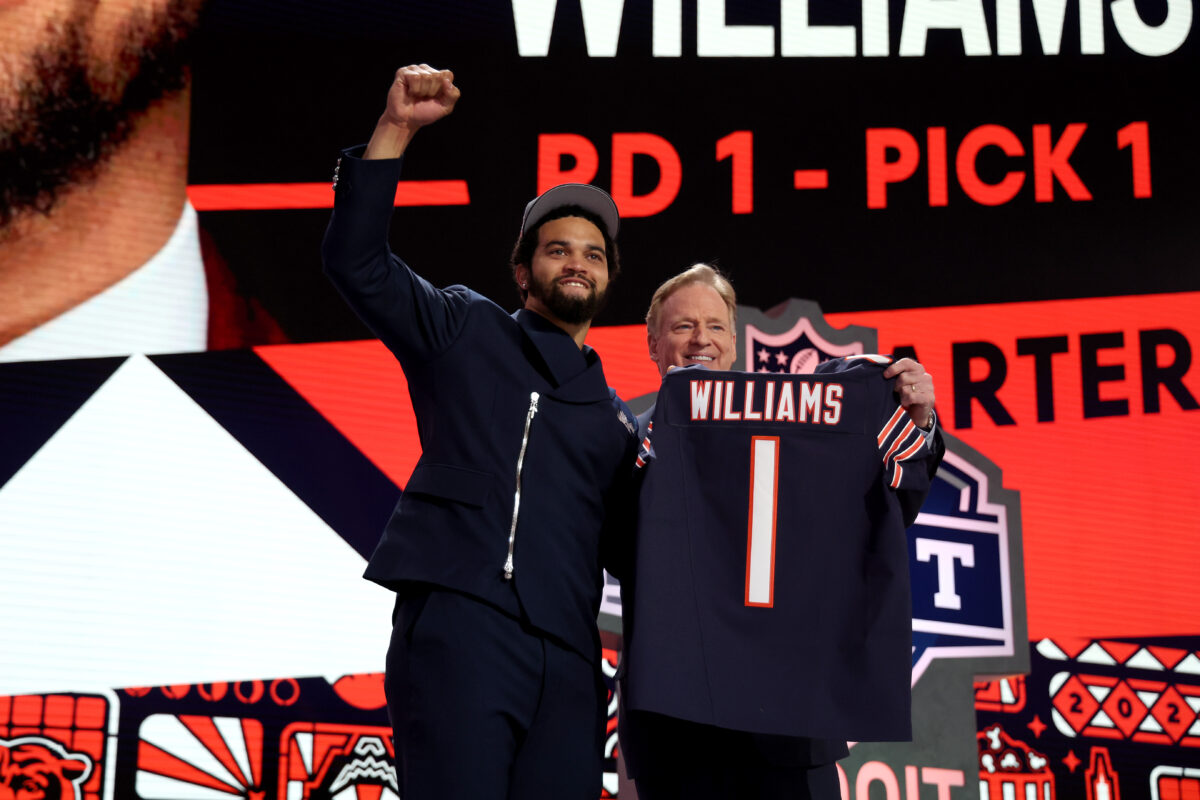 Bears QB Caleb Williams jersey number revealed