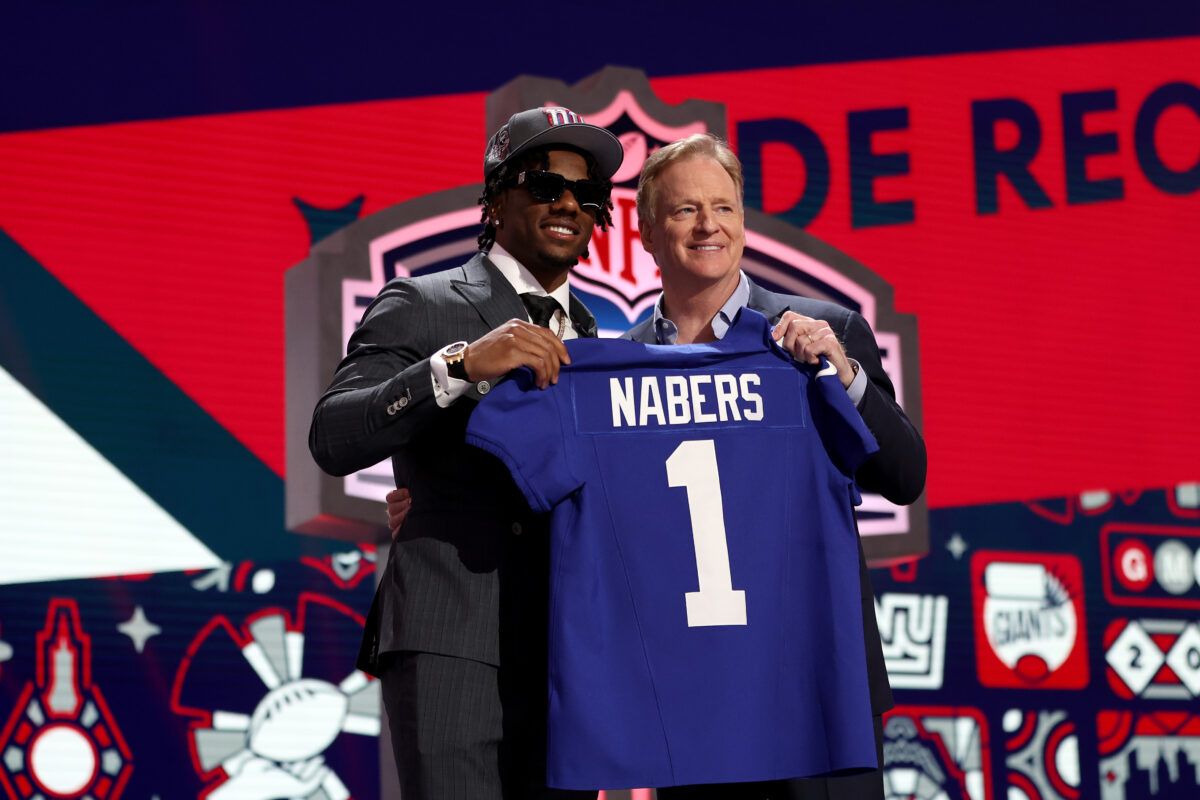 Watch Malik Nabers show off draft night suit jacket featuring his LSU highlights