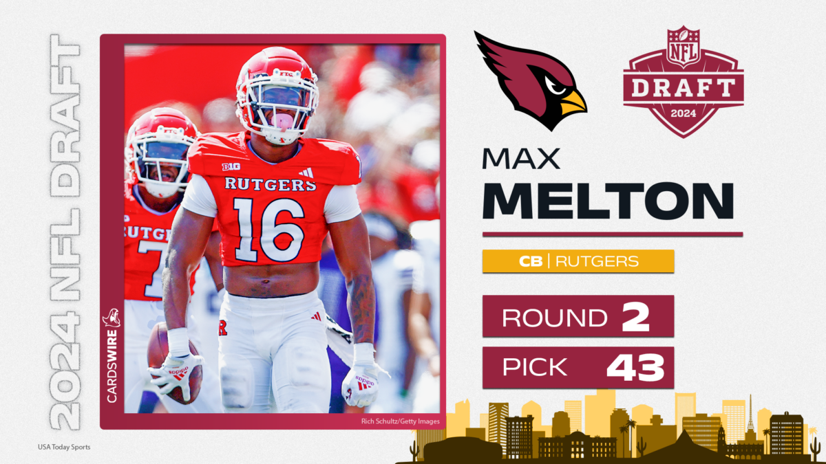 Cardinals land CB Max Melton with 43rd pick