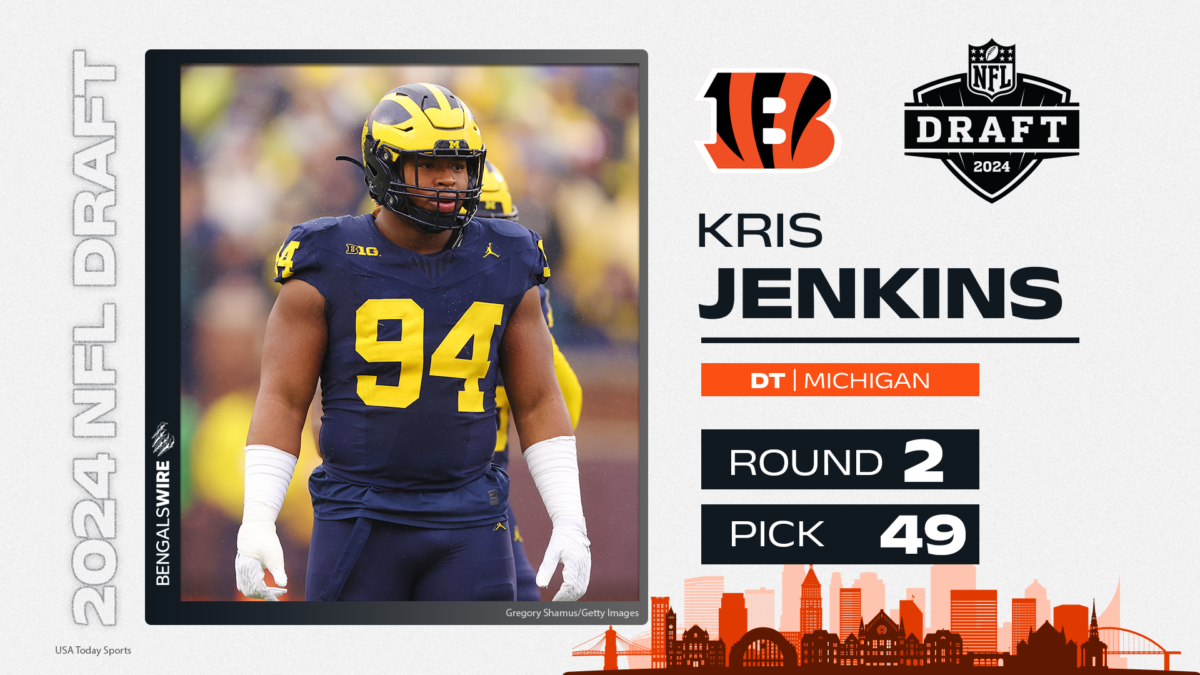 Bengals select Michigan DT Kris Jenkins in second round, 49th overall