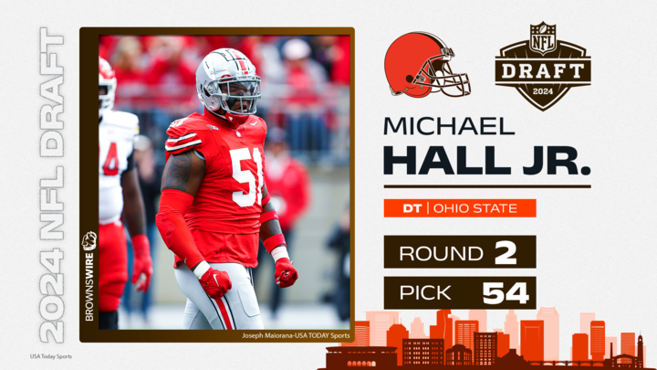 Michael Hall Jr. drafted by the Cleveland Browns