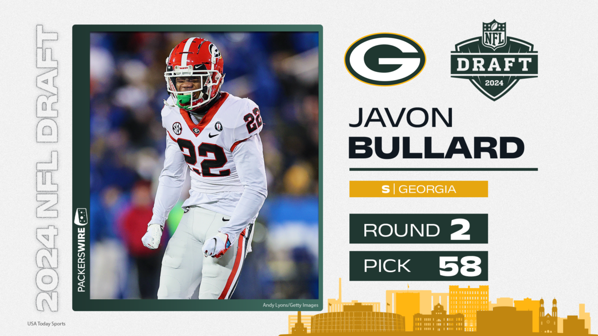 Georgia DB Javon Bullard goes No. 58 overall to Green Bay Packers in 2024 NFL draft