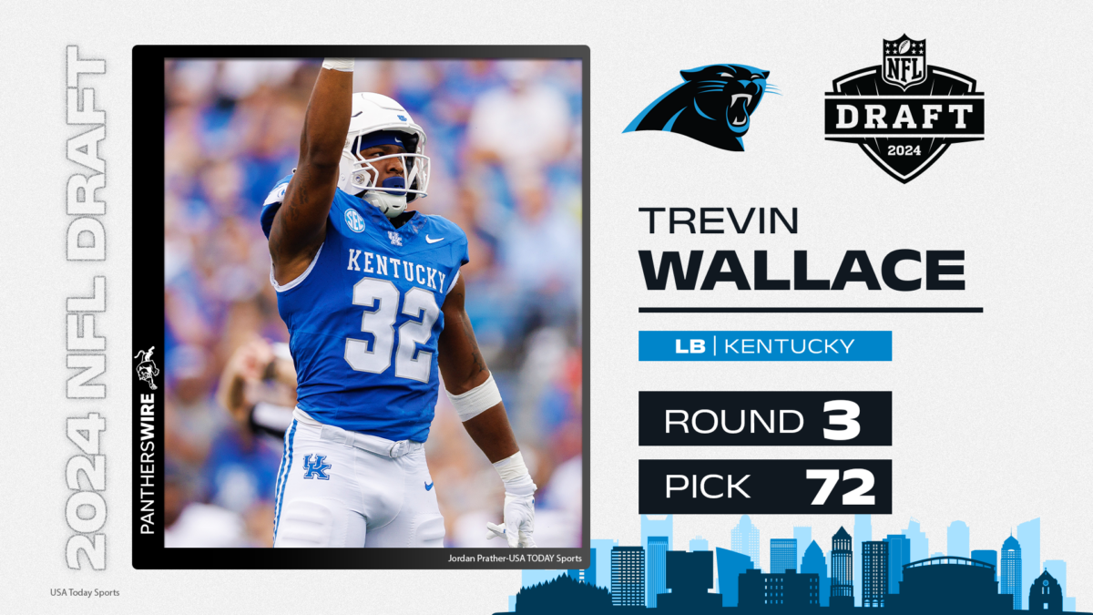 Panthers select LB Trevin Wallace with 2024 draft’s 72nd overall pick