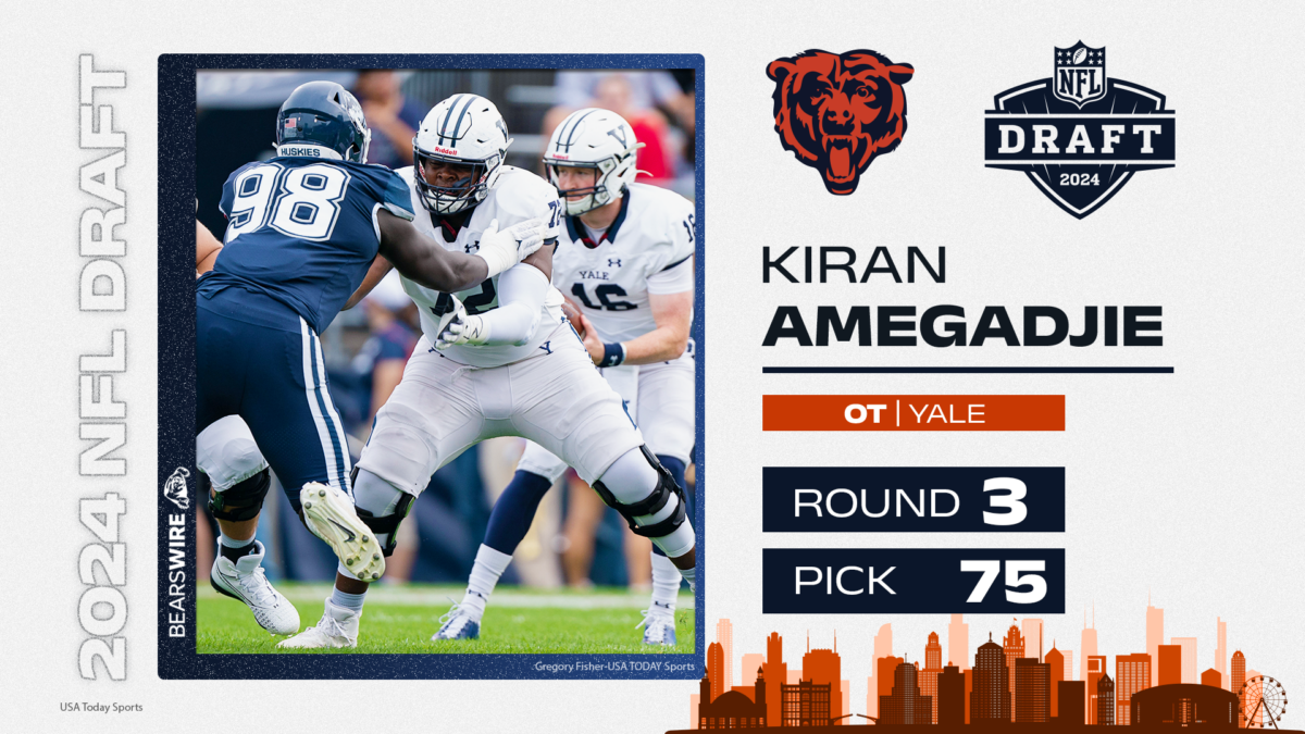 Grading the Bears’ selection of OT Kiran Amegadjie in third round