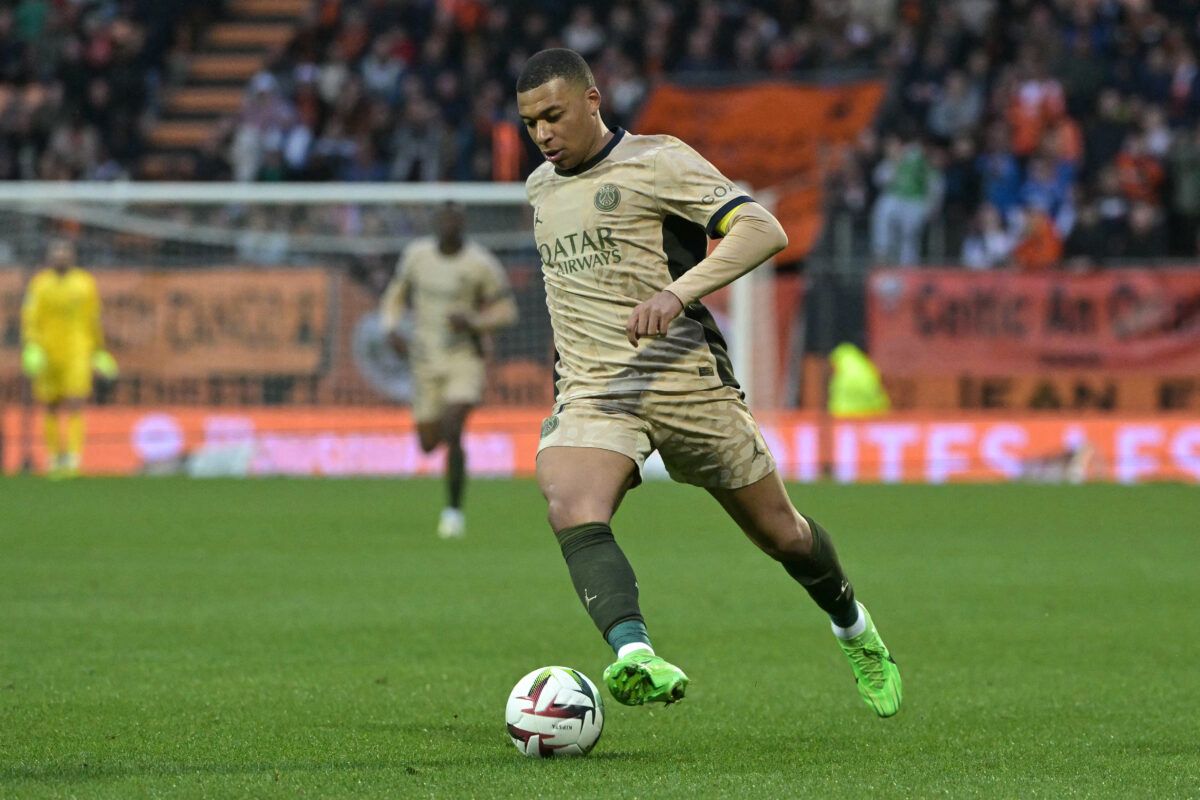 Mbappe has no mercy for unfortunate Lorient defender