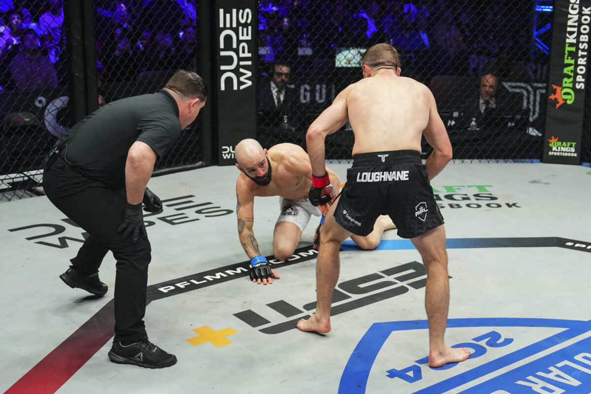 PFL’s Pedro Carvalho upset by stoppage in Brendan Loughnane loss, claims referee admitted wrong call