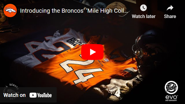 Broncos unveil new uniforms in ‘Mile High Collection’ hype video