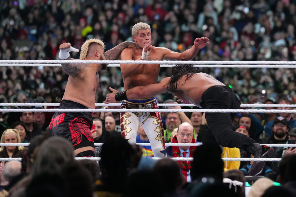 Cody Rhodes def. Roman Reigns at WrestleMania 40: Best photos