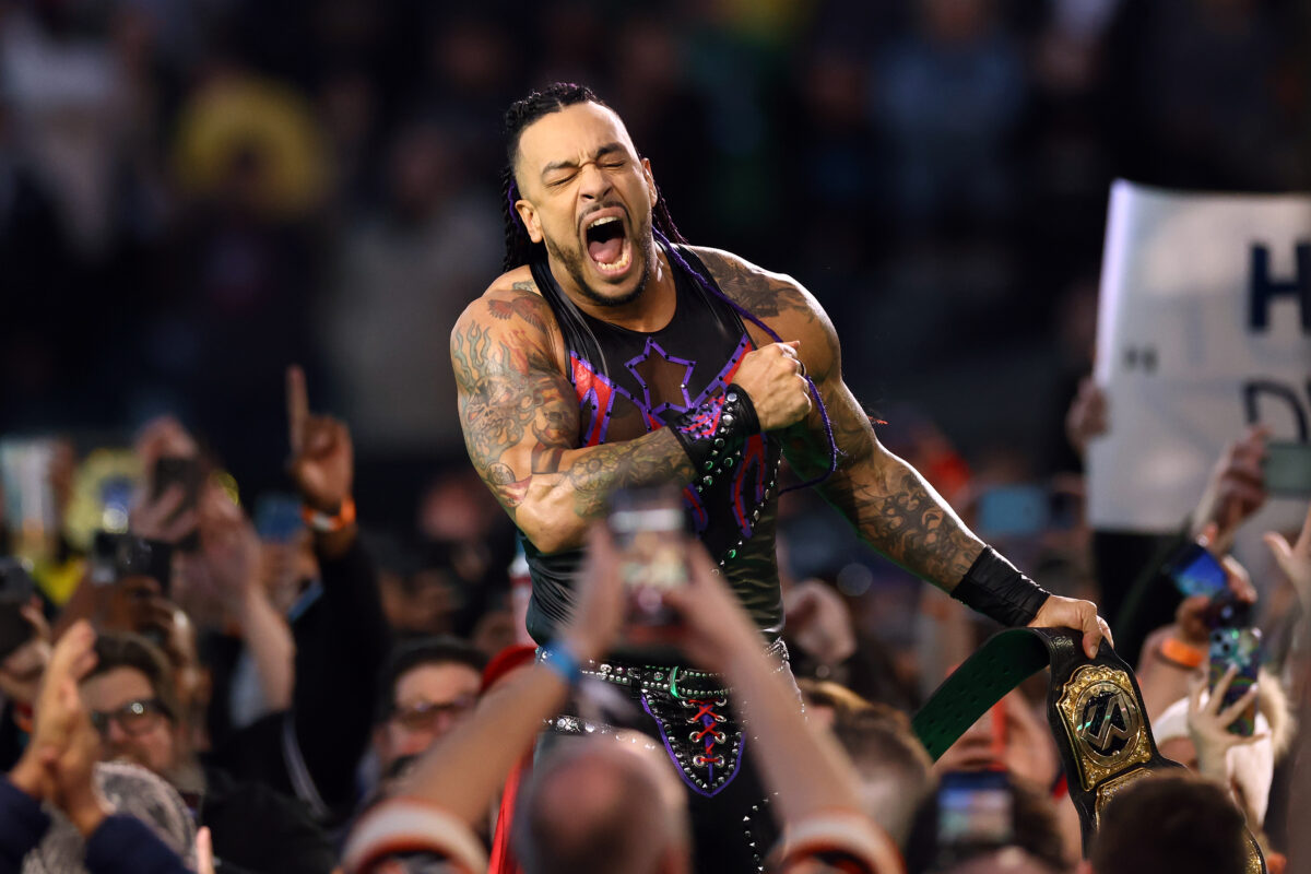 Damian Priest cashes in MITB after Drew McIntyre def. Seth Rollins at WrestleMania 40: Best photos
