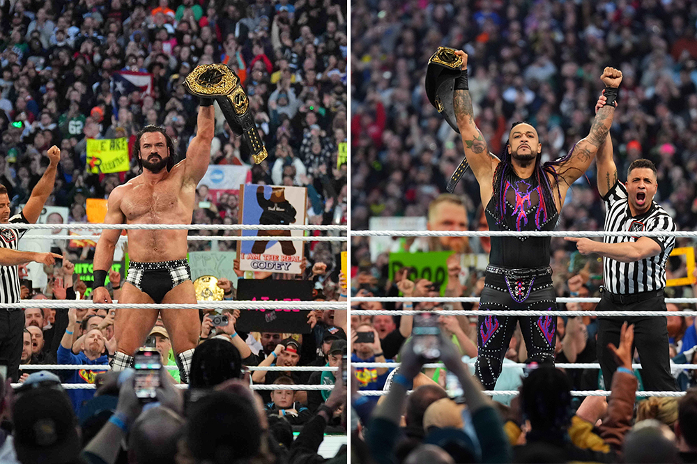 WrestleMania 40 results: Drew McIntyre wins, then loses World title