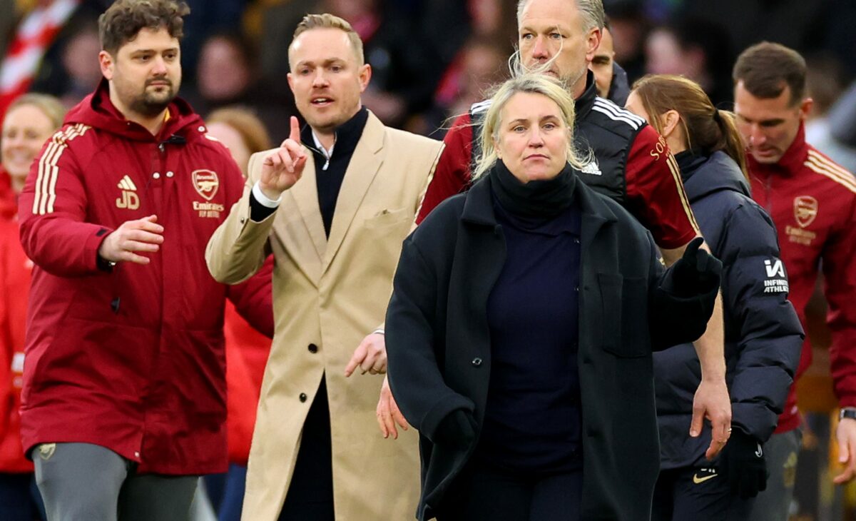 Incoming USWNT coach Hayes has sideline dust-up with Arsenal boss Eidevall