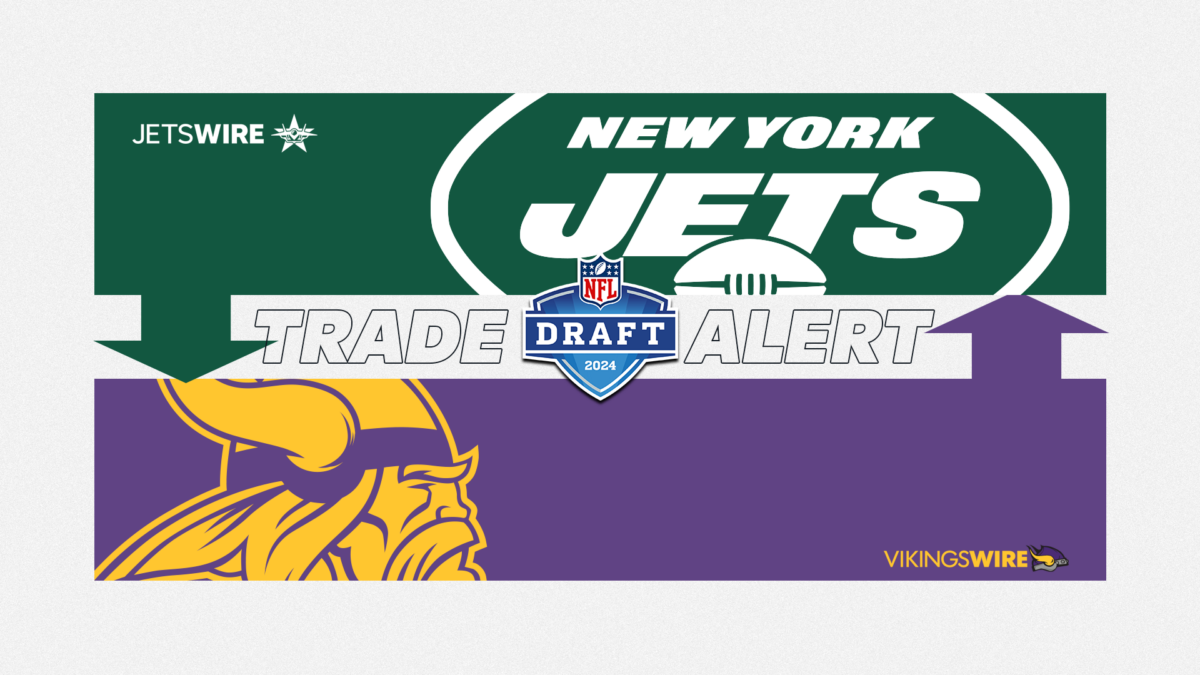 Jets trade with Vikings, move back one spot to No. 11